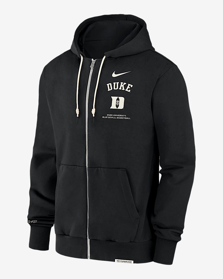 Duke Blue Devils On Court Basketball Men s Nike Dri FIT College Full Zip Hoodie. Nike